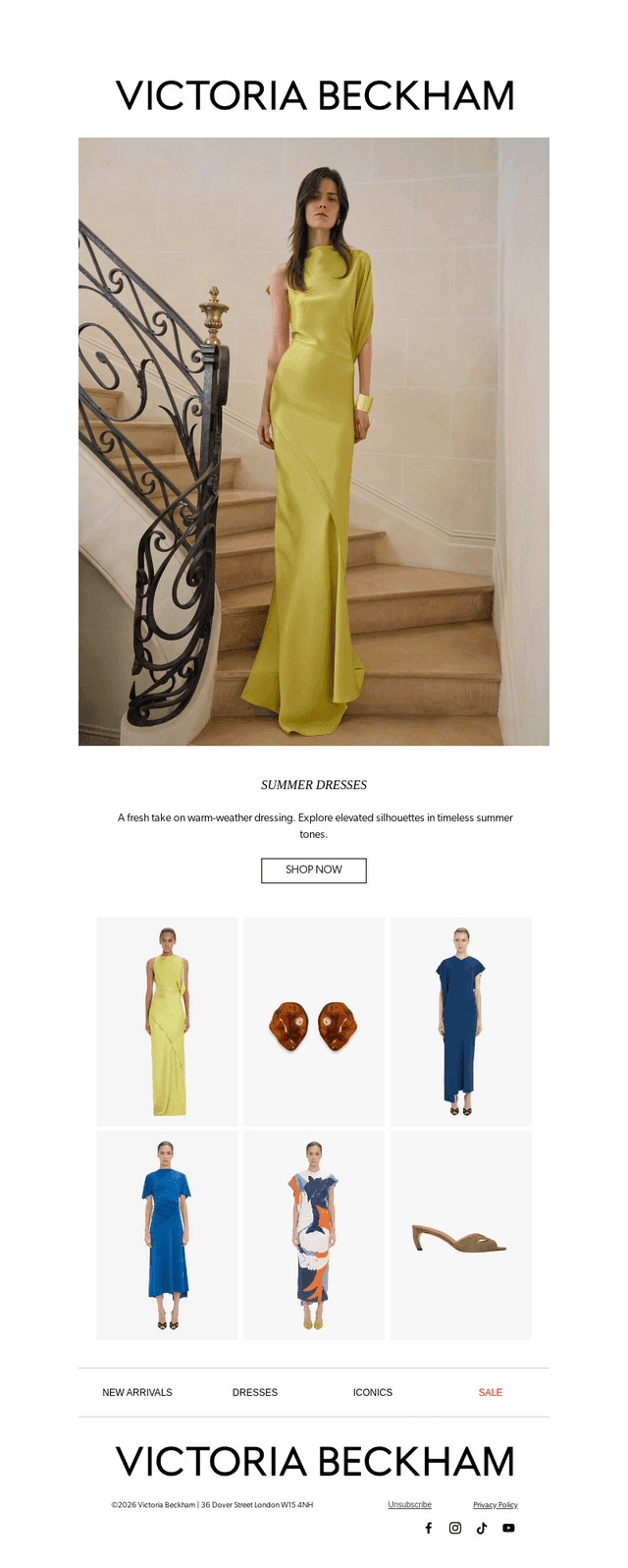 Victoria Beckham email from Sat, Aug 1, 2026