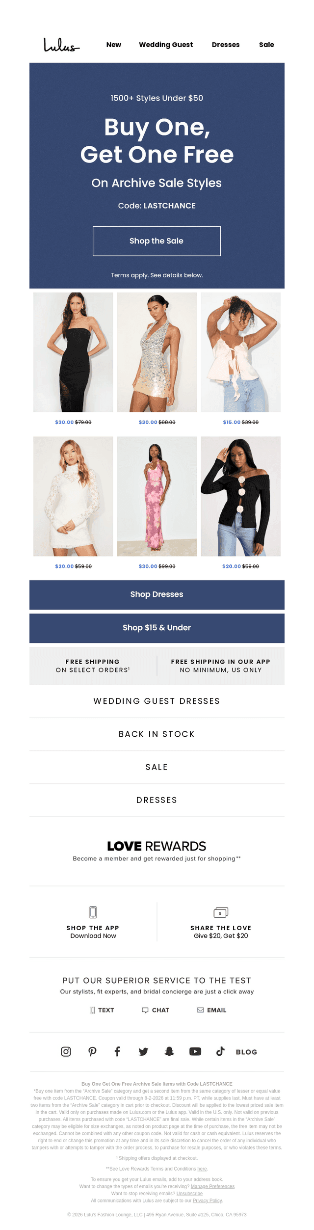 BOGO: The Archive Sale*​