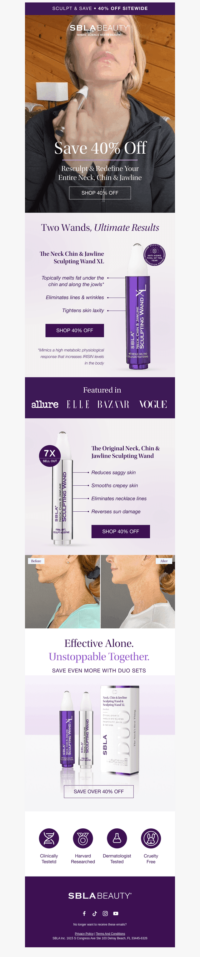 The ultimate duo for visible neck definition