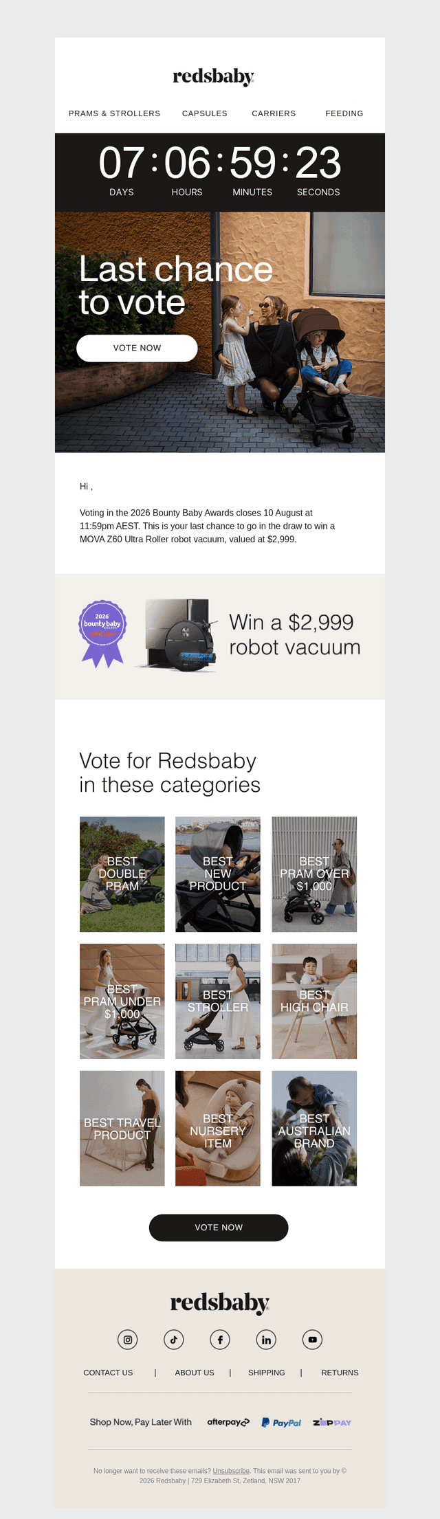 , Win a $2,999 Ultra Roller robot vacuum