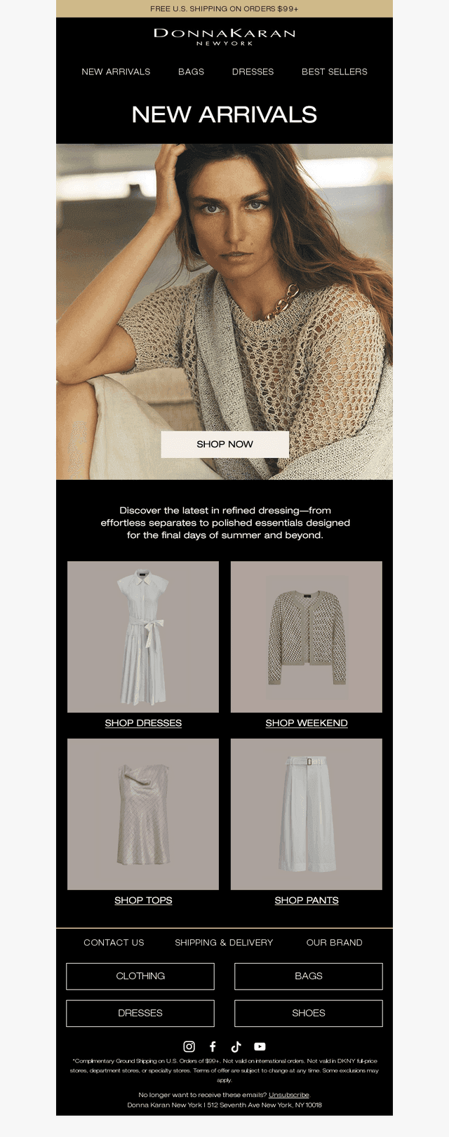 New Arrivals for Late Summer