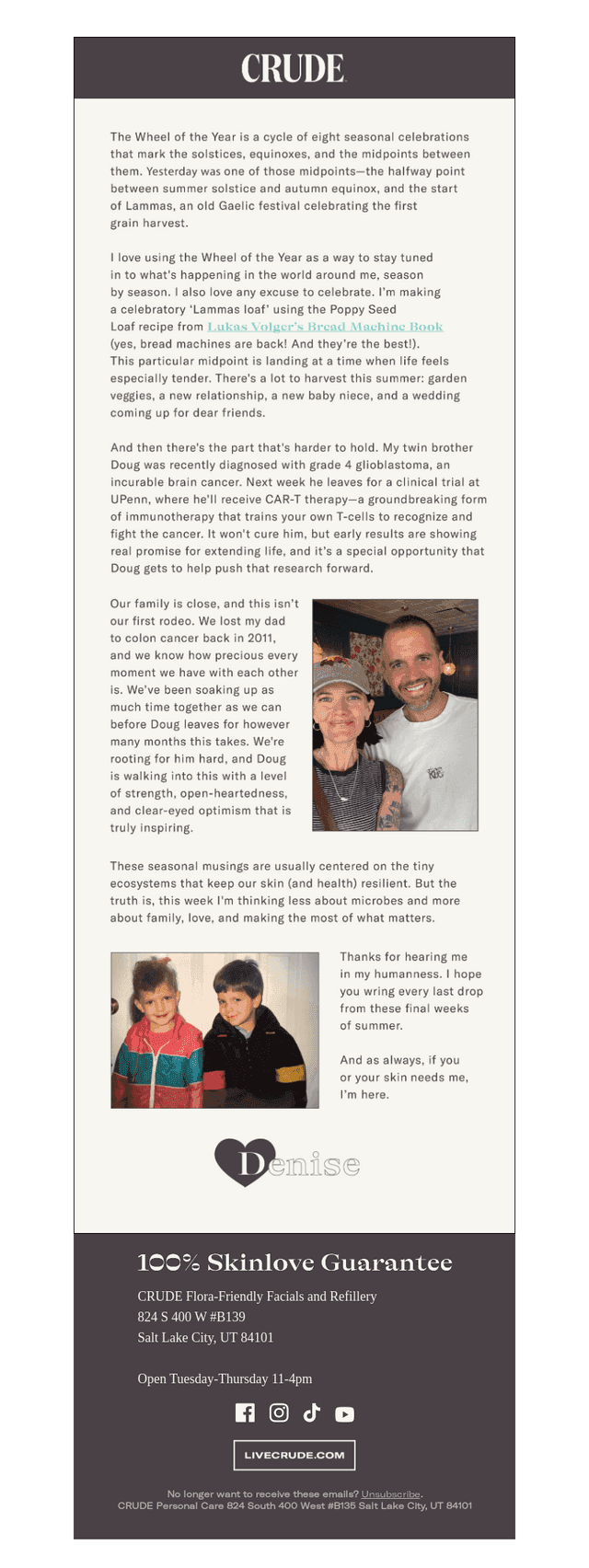 Halfway to fall—some founder reflections