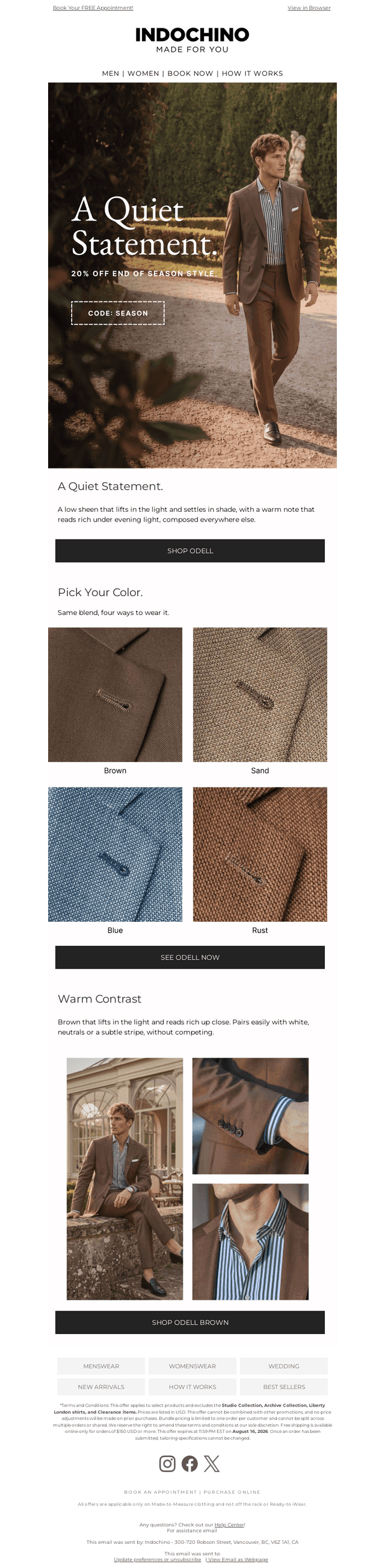 Meet the Odell Wool Silk