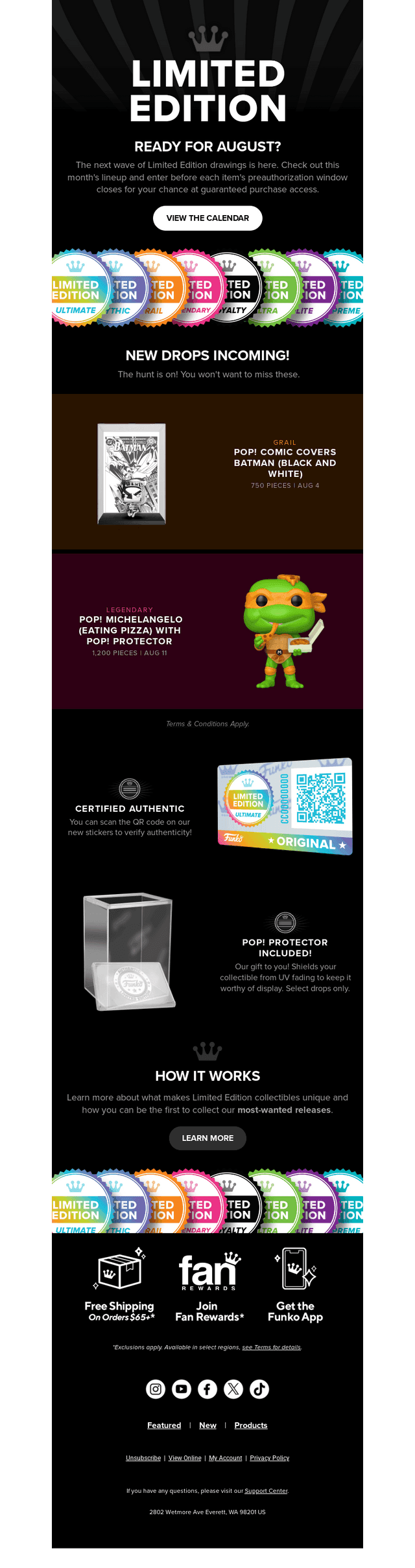 Funko email from Sun, Aug 2, 2026