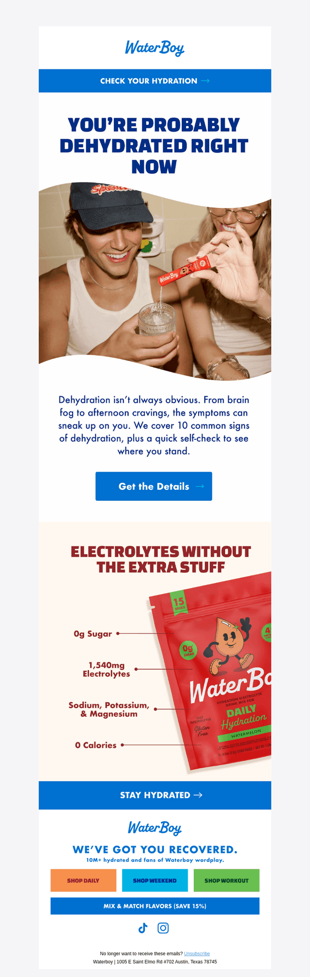 10 signs you’re dehydrated