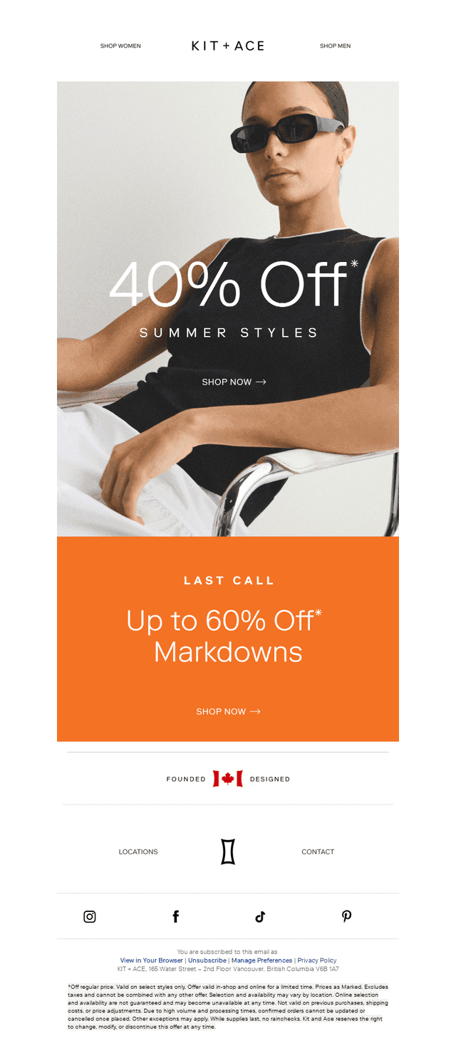 Don't Miss Summer Savings
