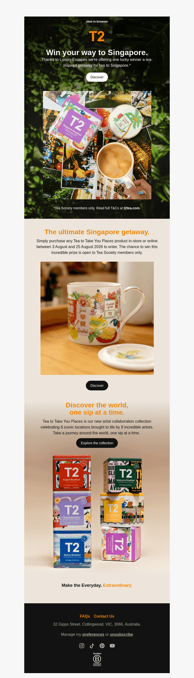 Win your way to Singapore