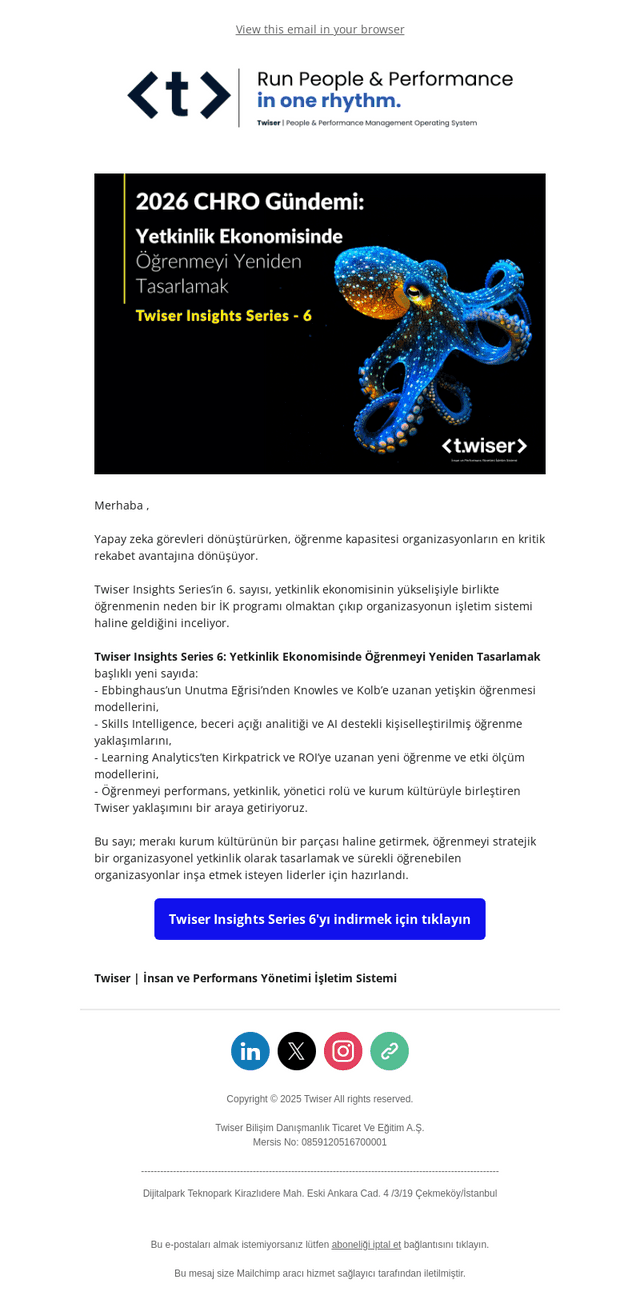 Twiser email from Mon, Aug 3, 2026