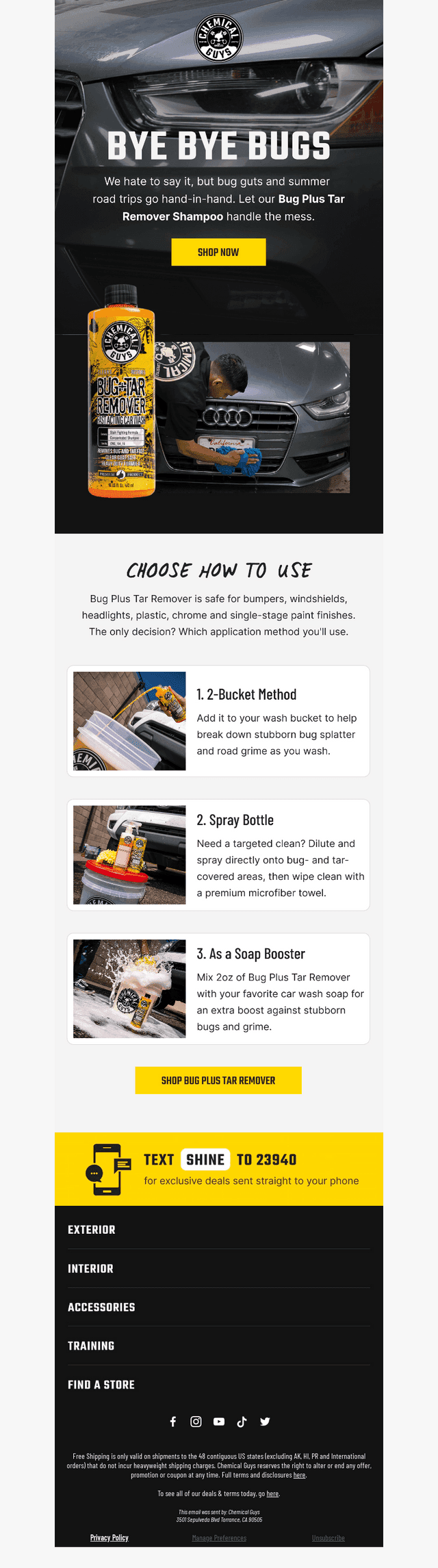 Rid Bug Bugs Without Harsh Scrubbing