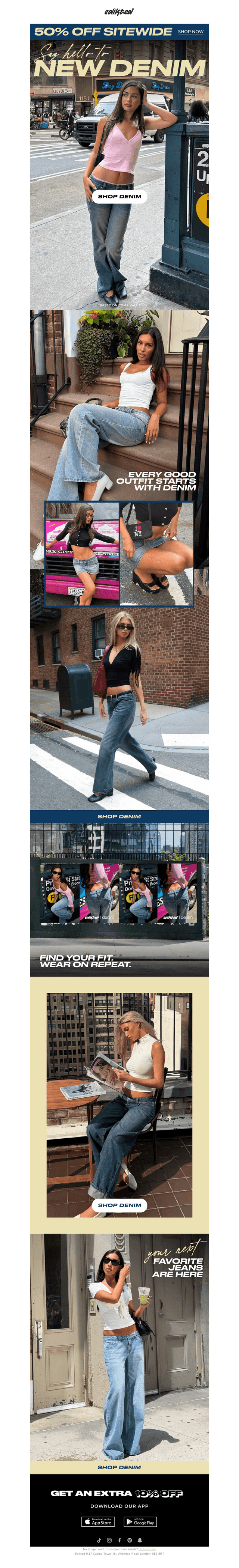 THE DENIM DROP You've Been Waiting For🚨💙