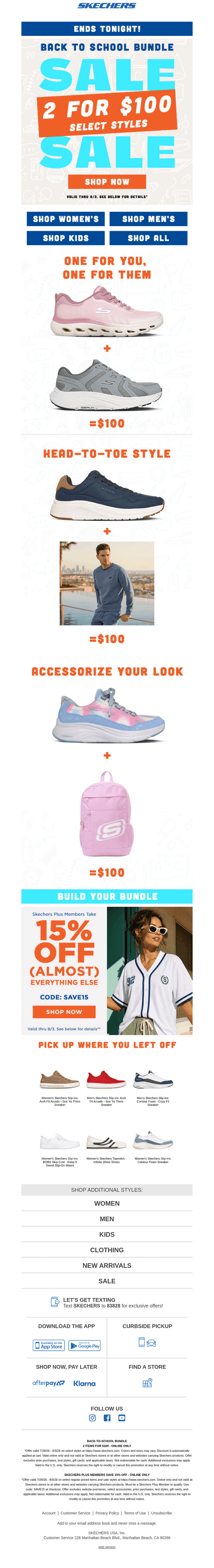 2 for $100 Ends Tonight!