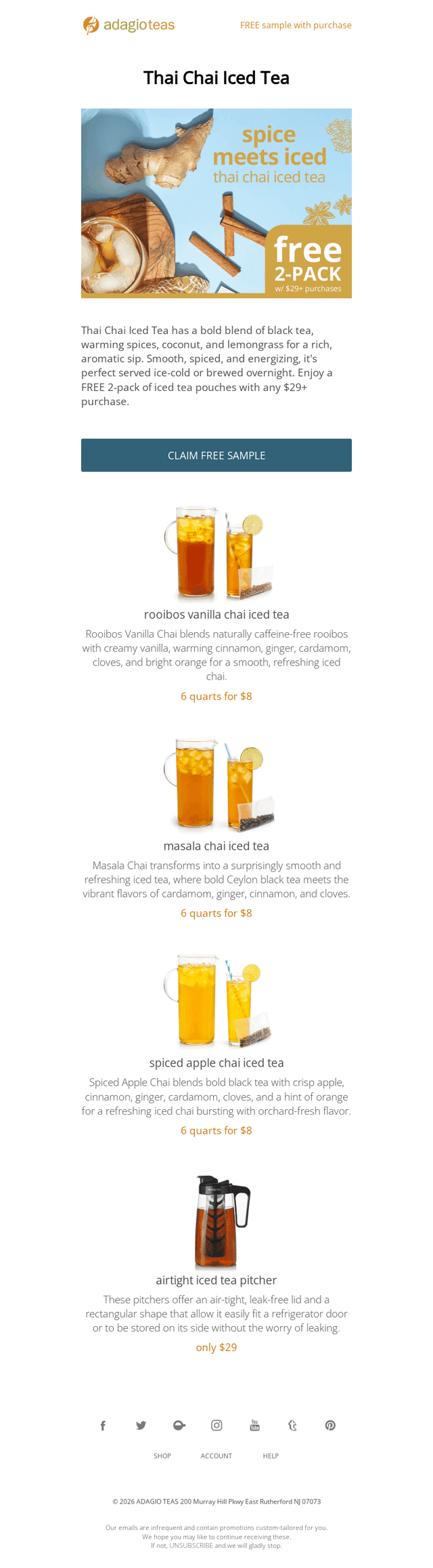 Thai Chai Iced Tea - Bold, Spiced, Iced