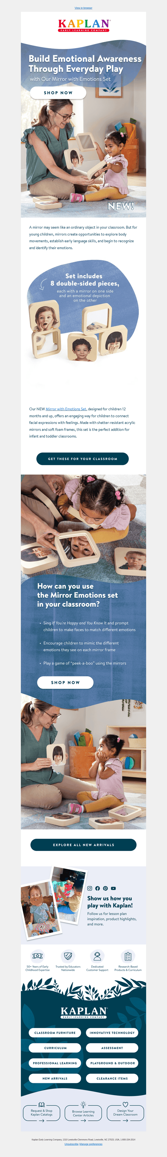 Kaplan Early Learning email from Mon, Aug 3, 2026