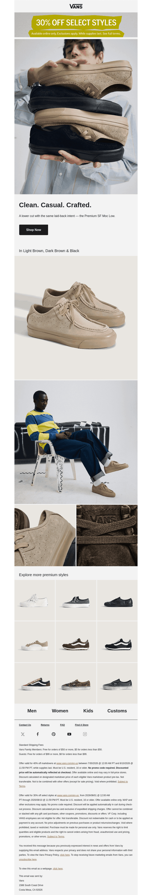 Meet our premium & effortless Moc