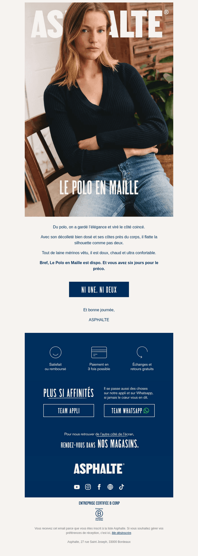Le Polo en Maille