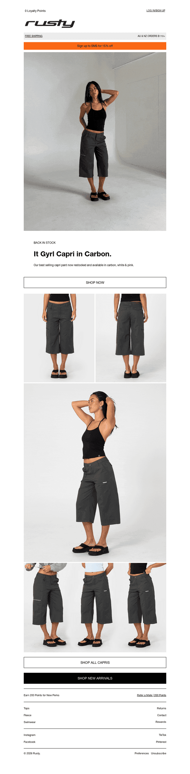 It Gyrl Capri BACK IN STOCK 🩶