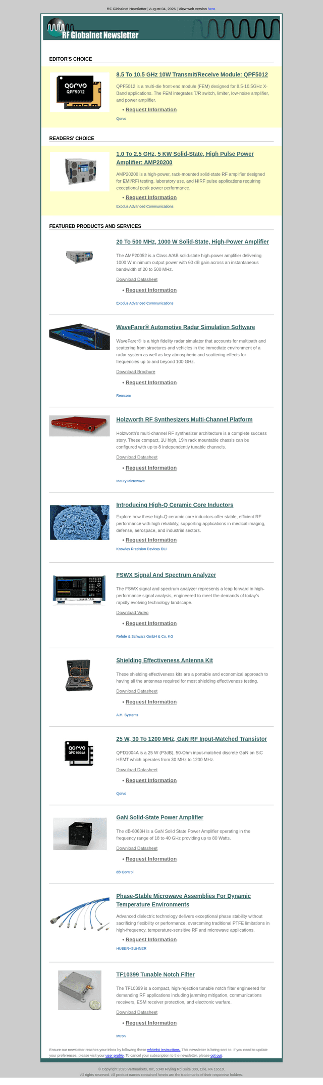 August Product Showcase