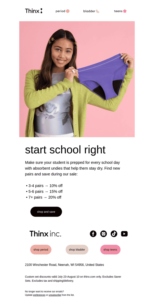 ✨ New (school) year, new routine, new savings