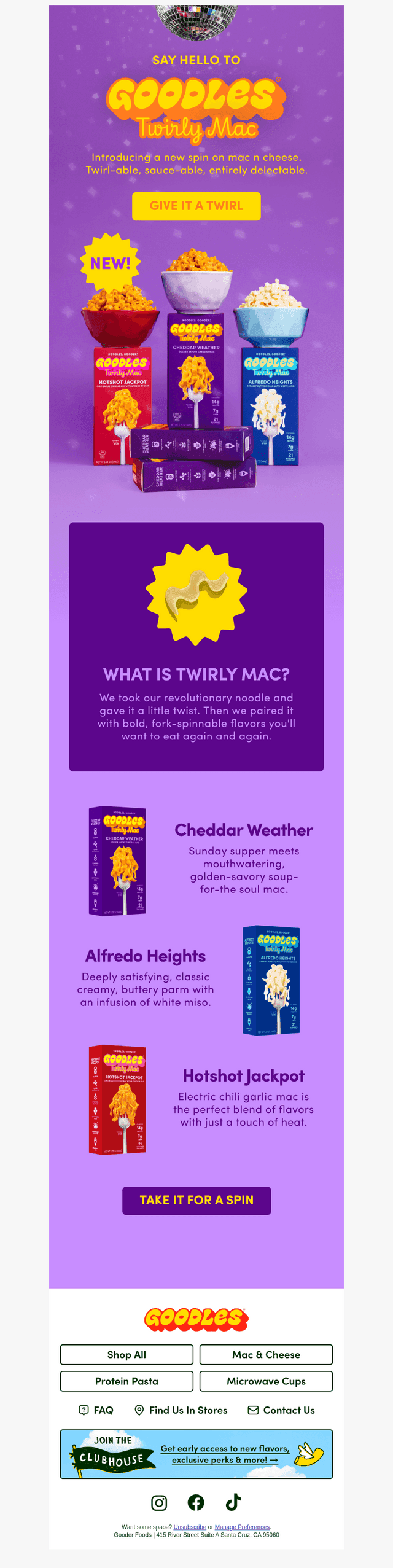 Say hello to NEW Twirly Mac 🌀