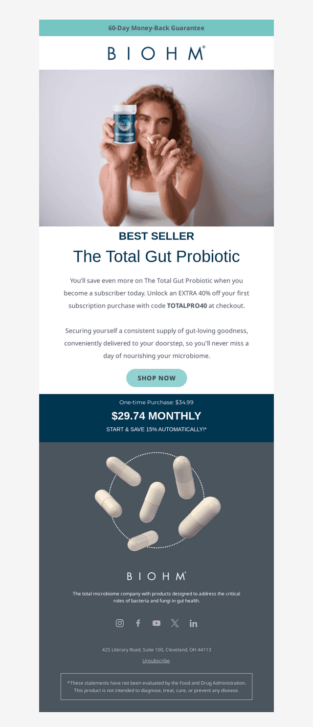 40% Off Your Gut's Full Potential!