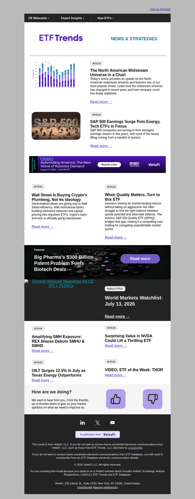 Strongest earnings in 5 years?