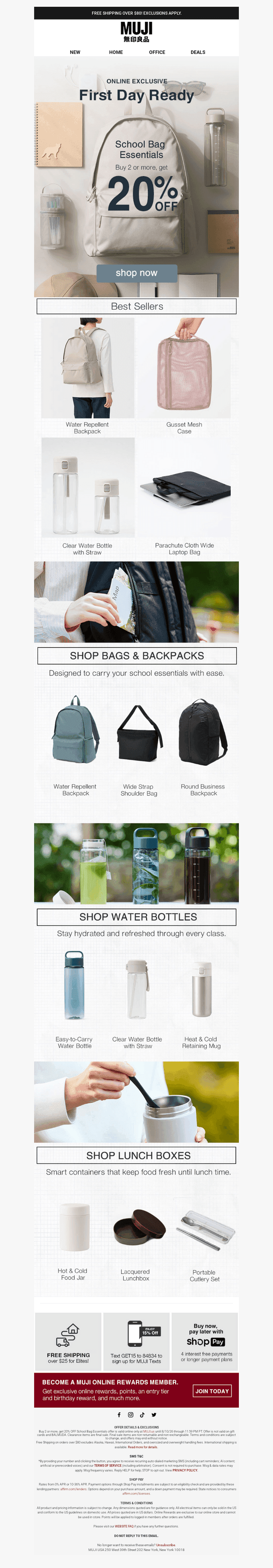 Pack Your Bag & Save 20% 🎒