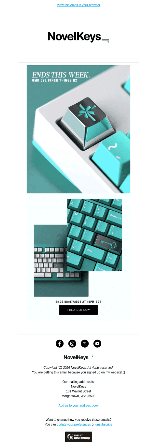 GMK Finer Things R2 Ends This Week!