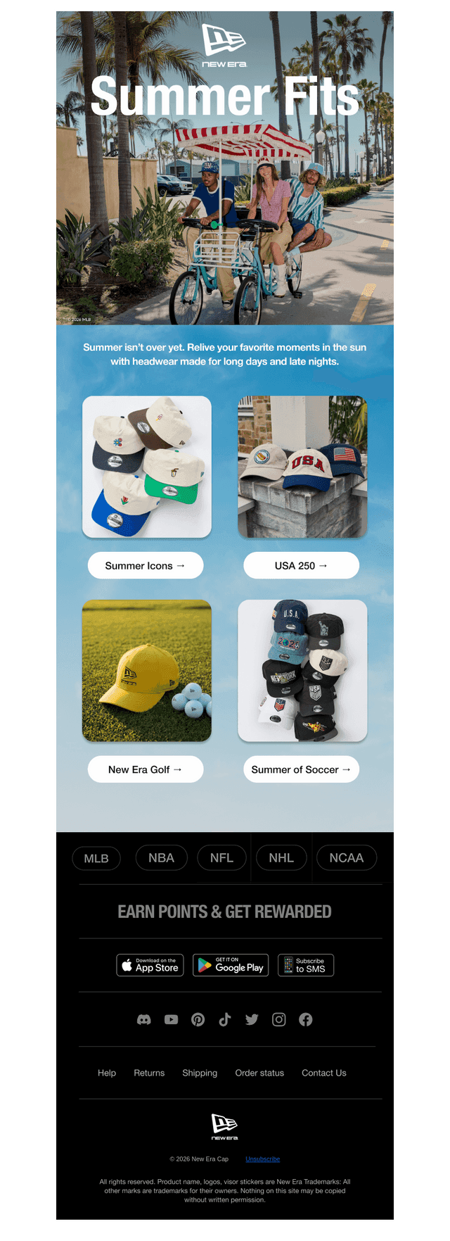 New Era Cap email from Tue, Aug 4, 2026