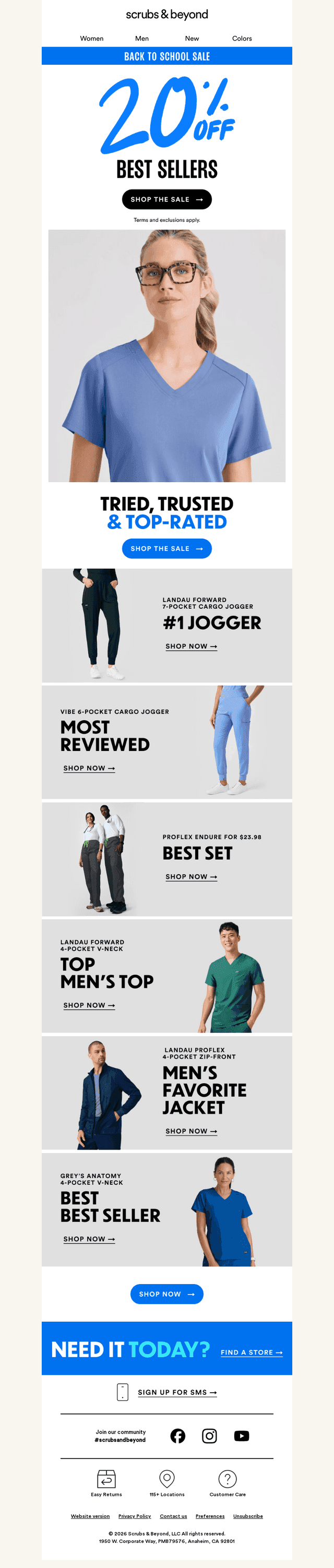 20% OFF BEST SELLERS