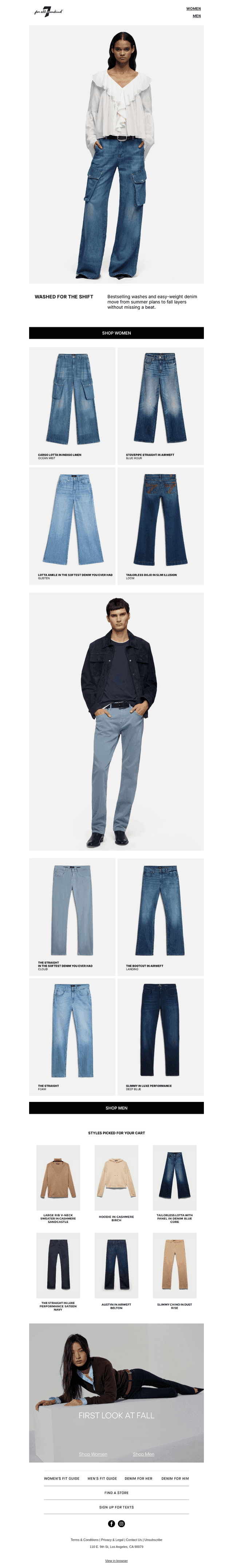 7 For All Mankind email from Wed, Aug 5, 2026
