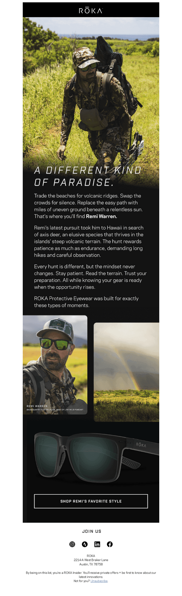 Roka Sports email from Wed, Aug 5, 2026