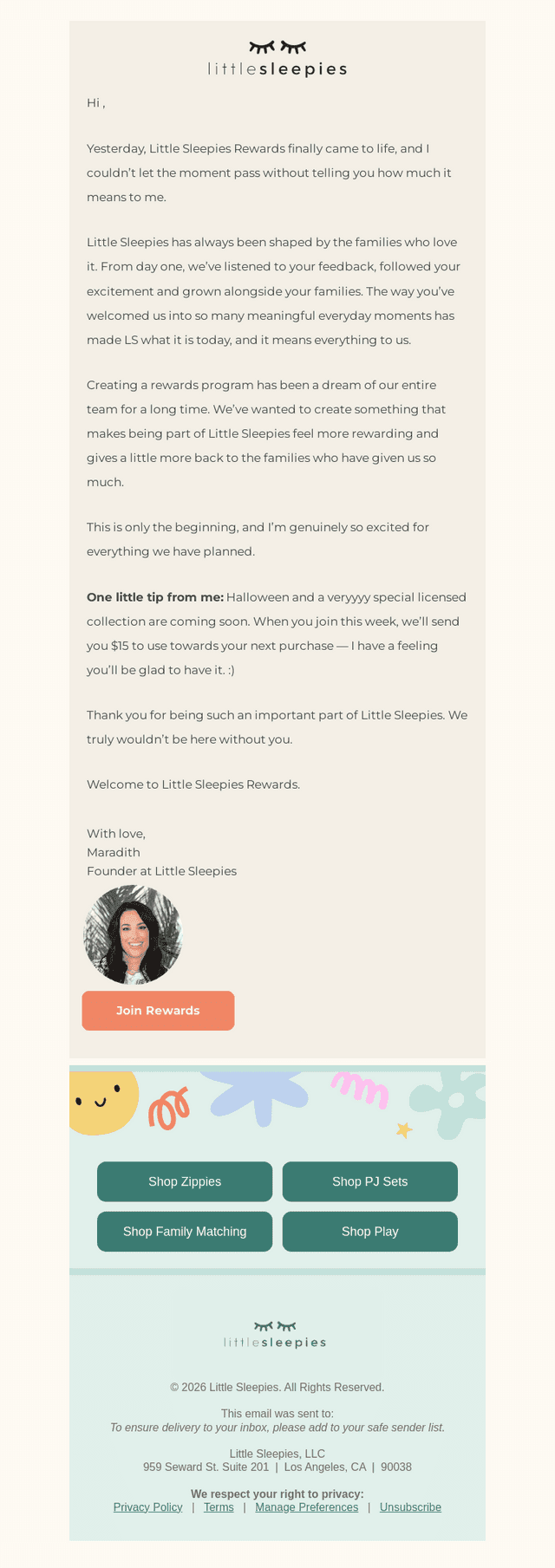 ☁️ A Message from Our Founder ✨