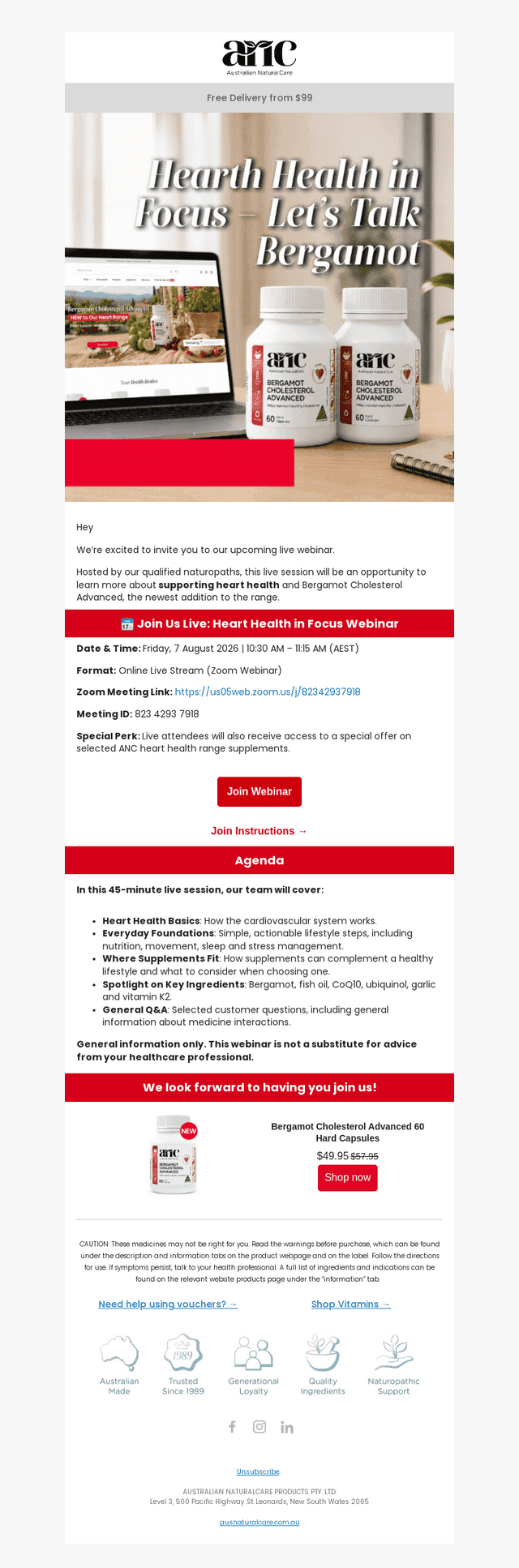 ANC email from Wed, Aug 5, 2026