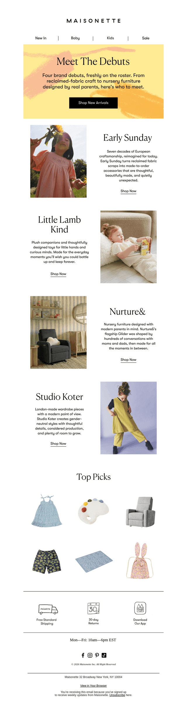 Meet 4 Brands New to Maisonette