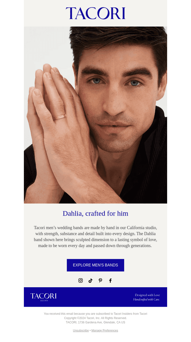 Tacori email from Thu, Aug 6, 2026
