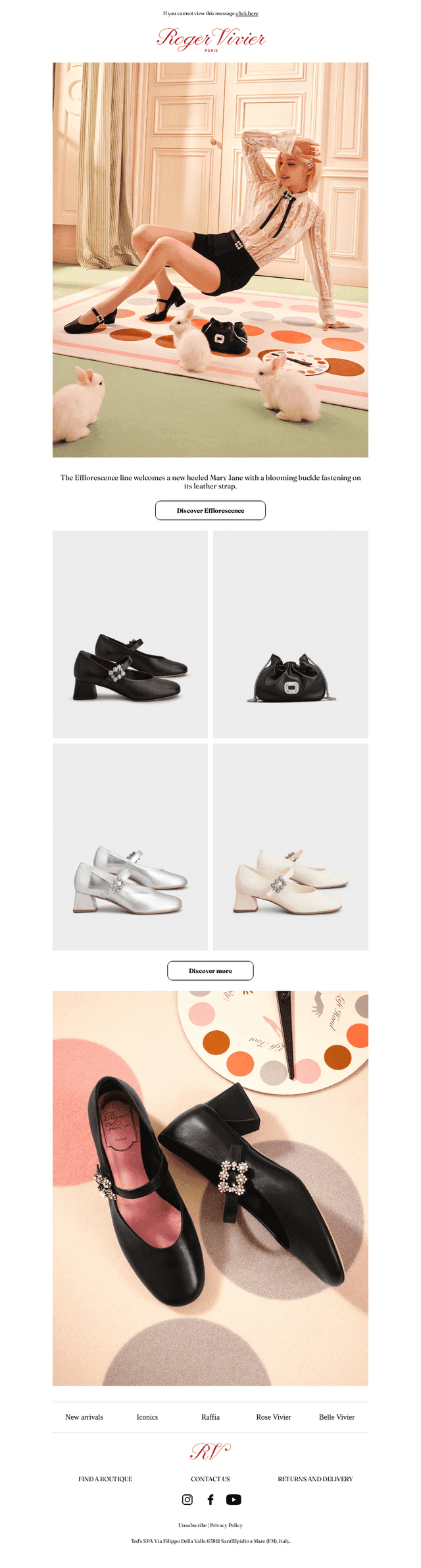 The new Efflorescence Mary Janes