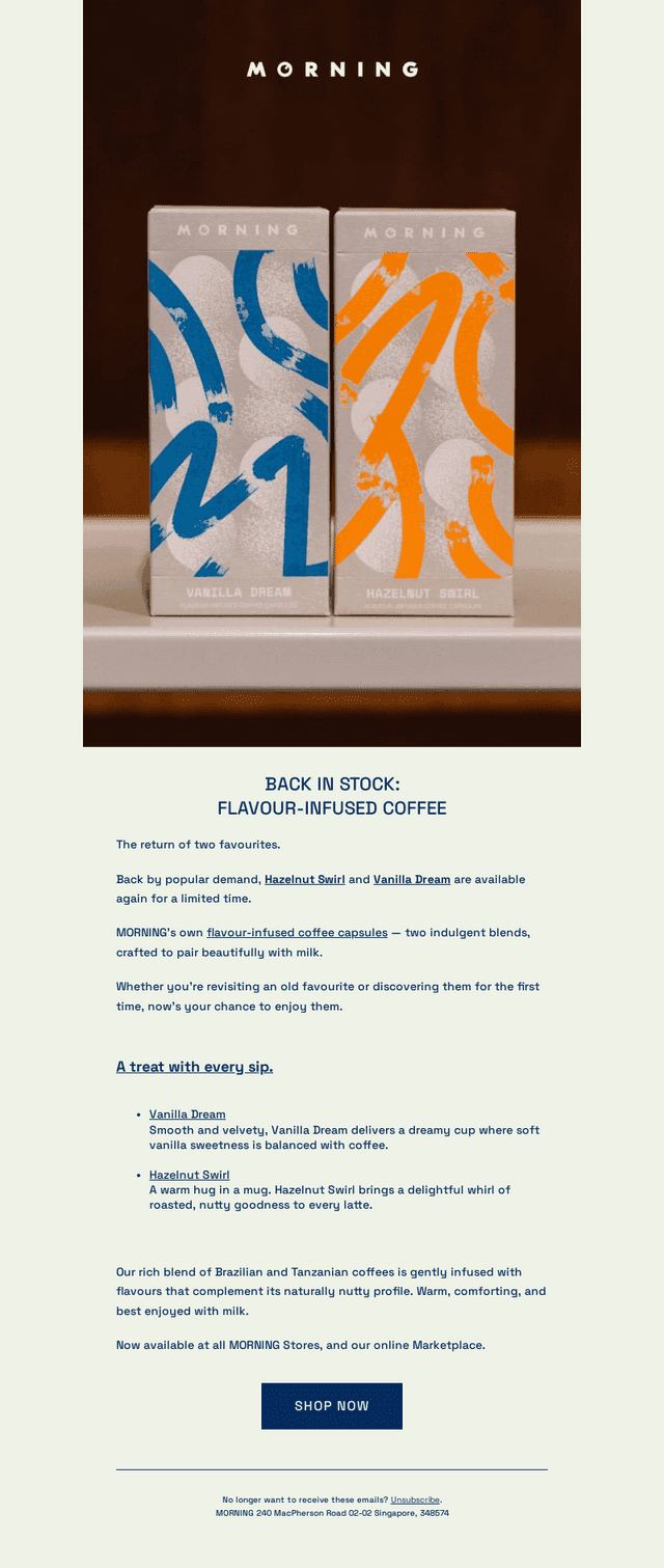 Morning email from Thu, Aug 6, 2026
