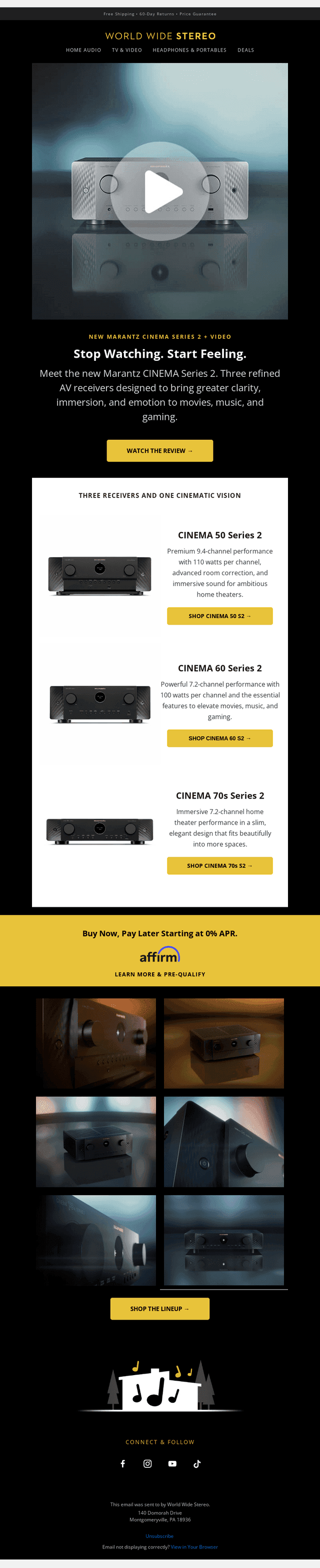 Meet the New Marantz CINEMA Series 2