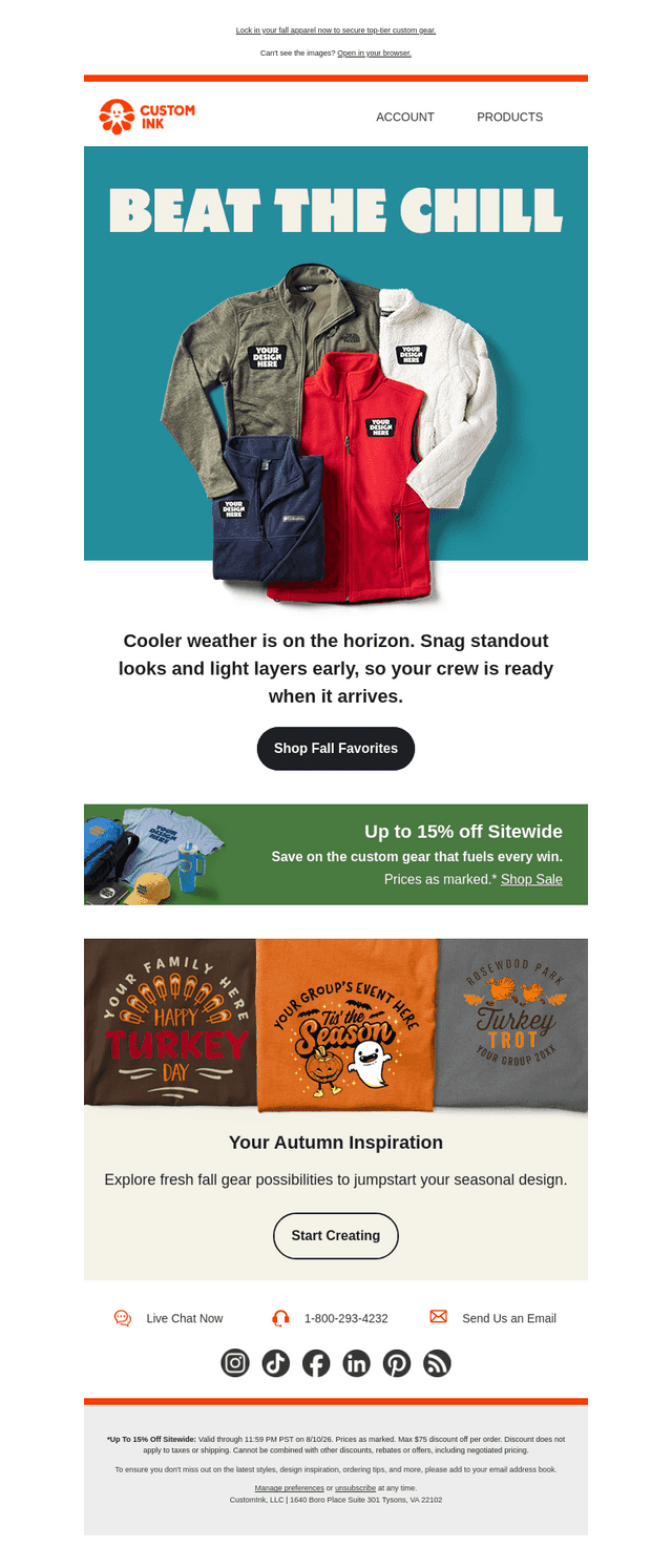 Cozy season swag prep