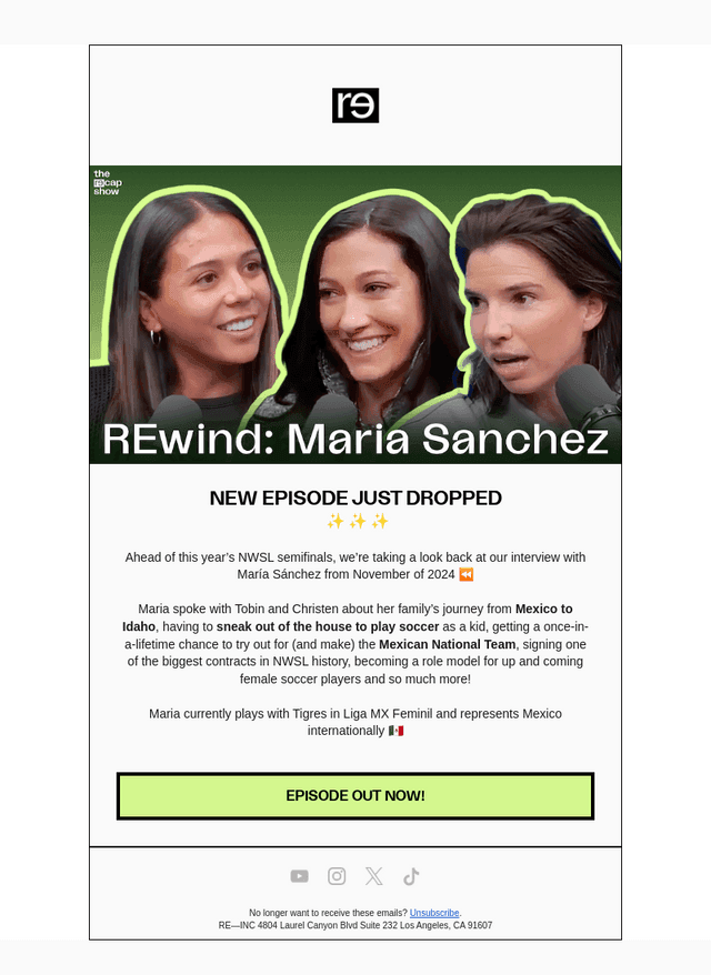 TRS REwind: María Sánchez ⏪