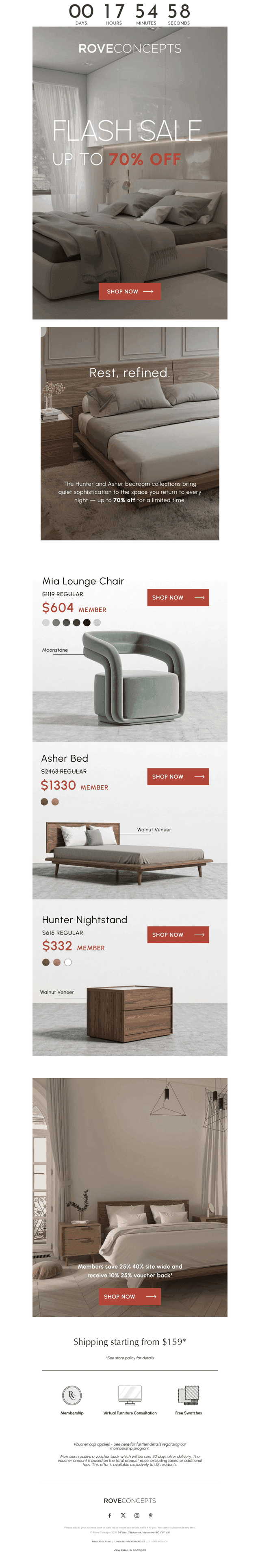 Flash: Up to 70% Off Bedroom