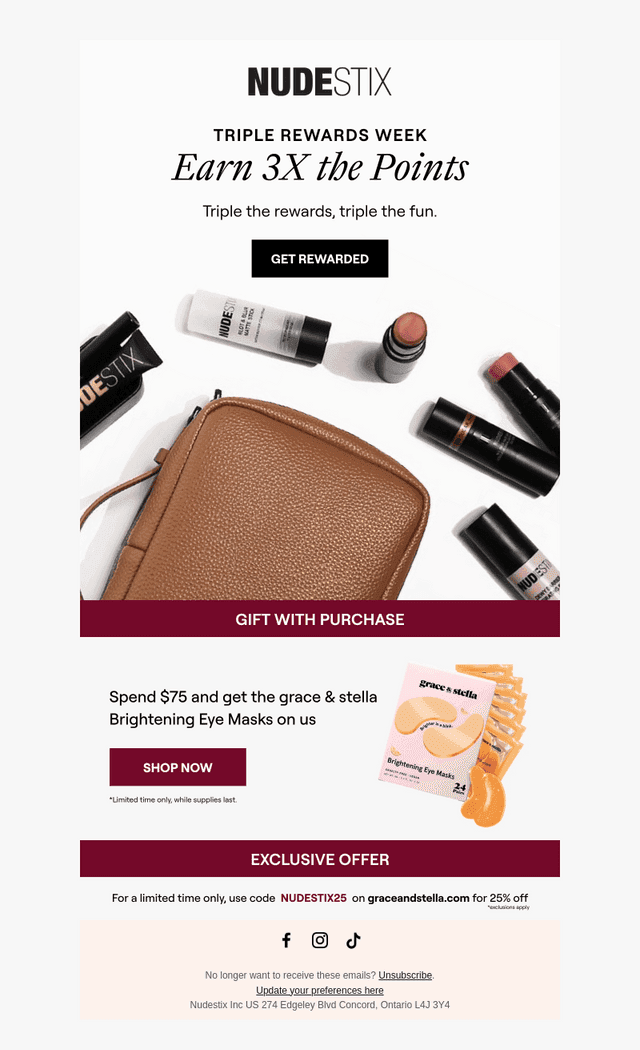 3X POINTS, 3X REWARDS
