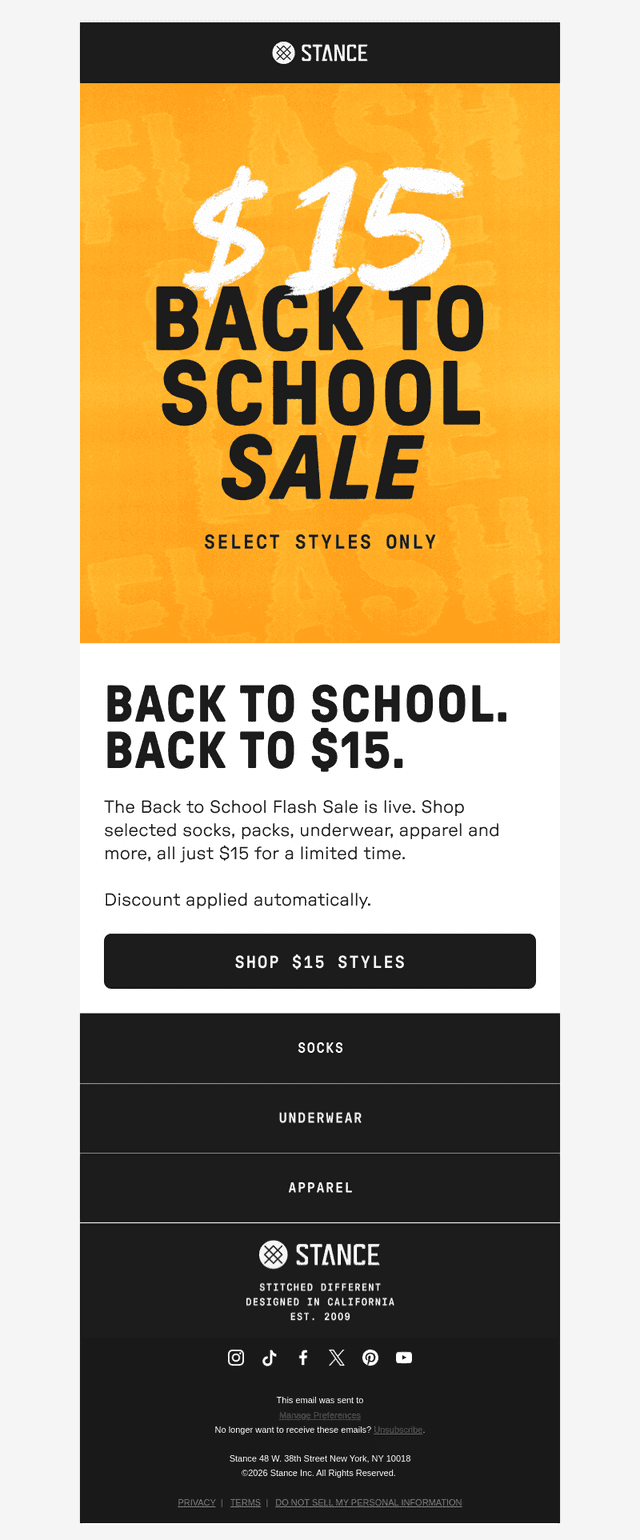 Stance email from Fri, Aug 7, 2026