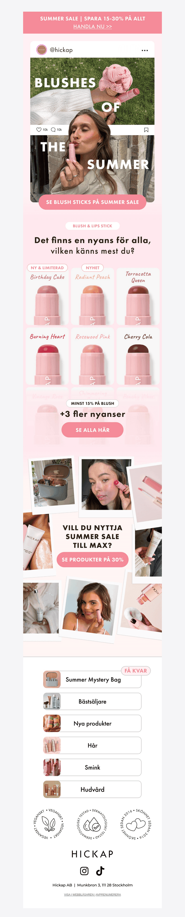 Sommarens finaste blush 💕