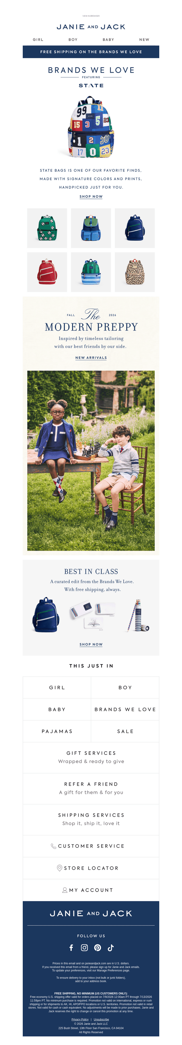 Backpacks packed with personality