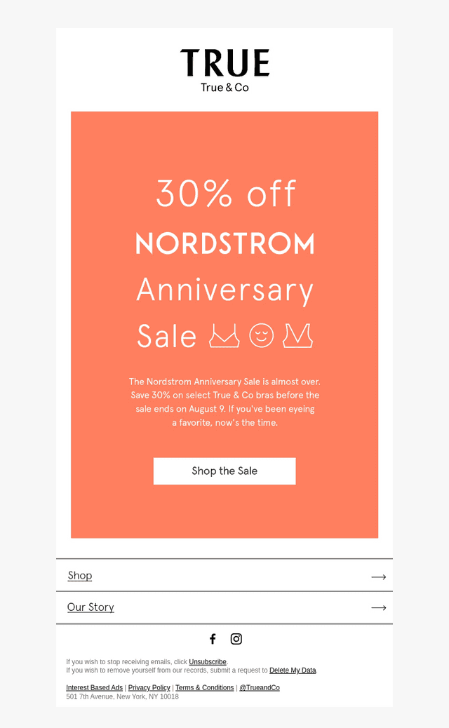 Last chance to save 30%