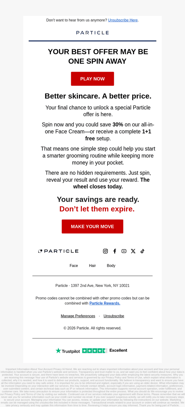 Particle email from Sat, Aug 8, 2026
