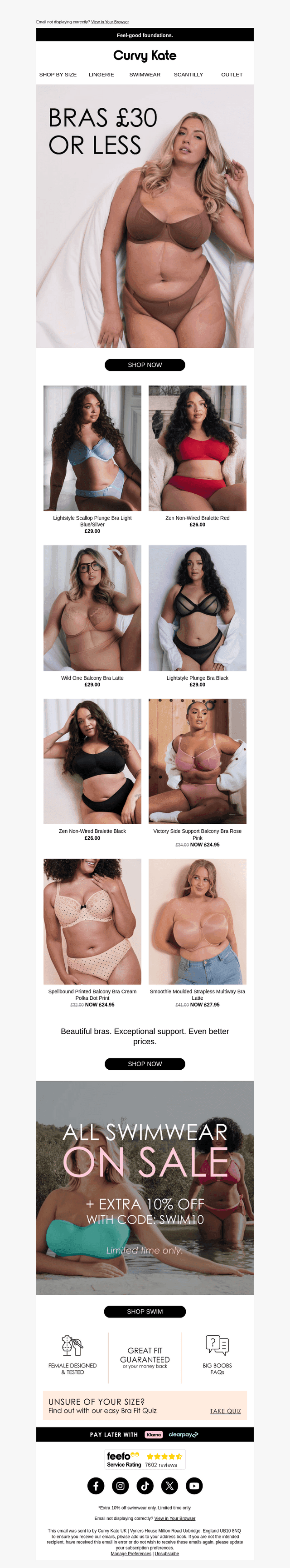 The BEST bras for £30 or less