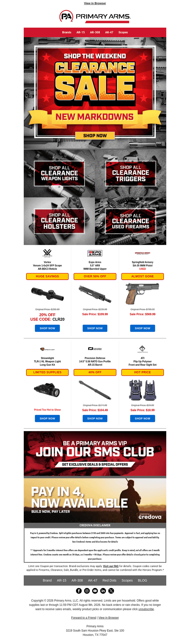 New Markdowns Added to Saturday Clearance! 🚨