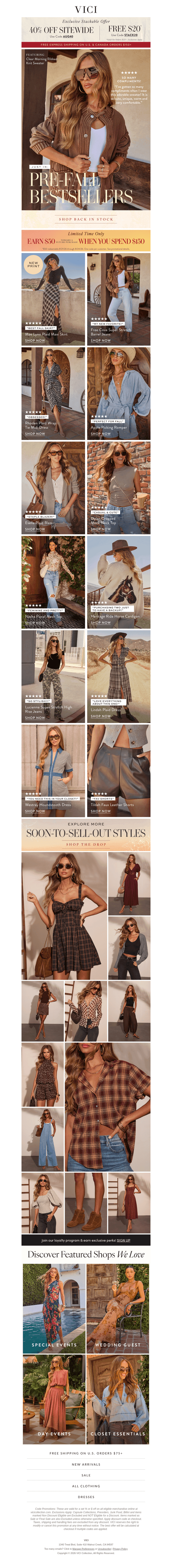 Get First Dibs On 50+ Pre-Fall Bestsellers!
